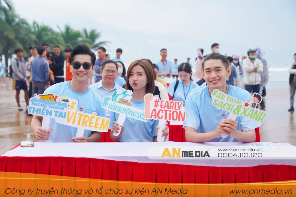 Các nghệ sĩ, kols kết hợp cùng AN Media tổ chức giải chạy bộ