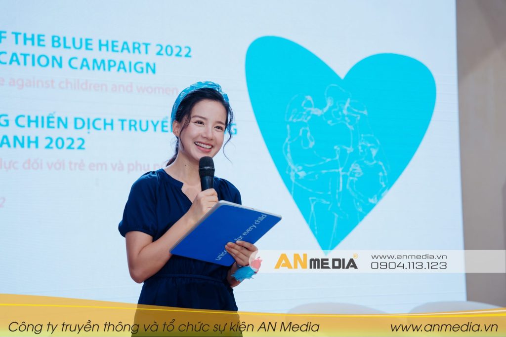 MC Trang Moon hợp tác cùng dịch vụ cho thuê MC chuyên nghiệp AN Media