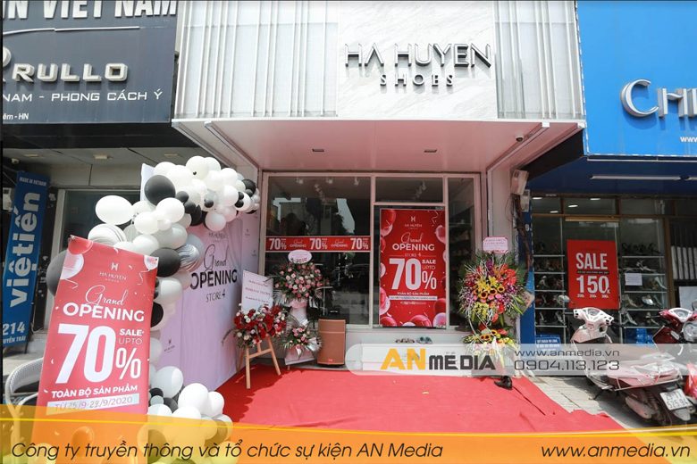 AN Media tổ chức sự kiện khai trương cửa hàng cho shop HA HUYEN SHOES