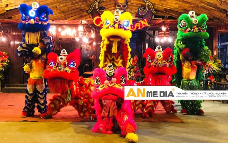 AN Media cung cấp dịch vụ cho thuê múa lân khai trương hà nội