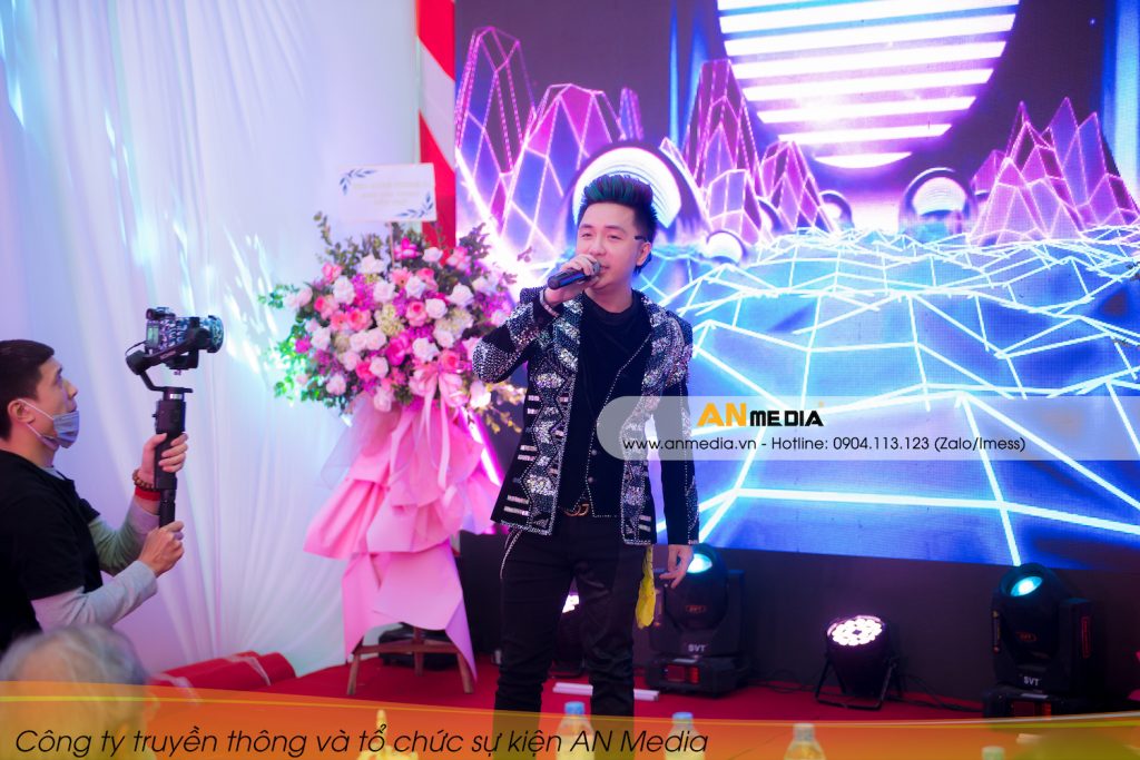Ca sĩ Minh Vương Hợp tác cùng AN Media tổ chức sự kiện khai trương