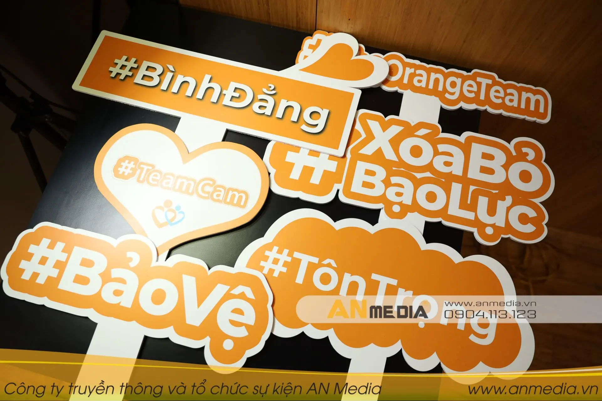 Hashtag tại sự kiện 