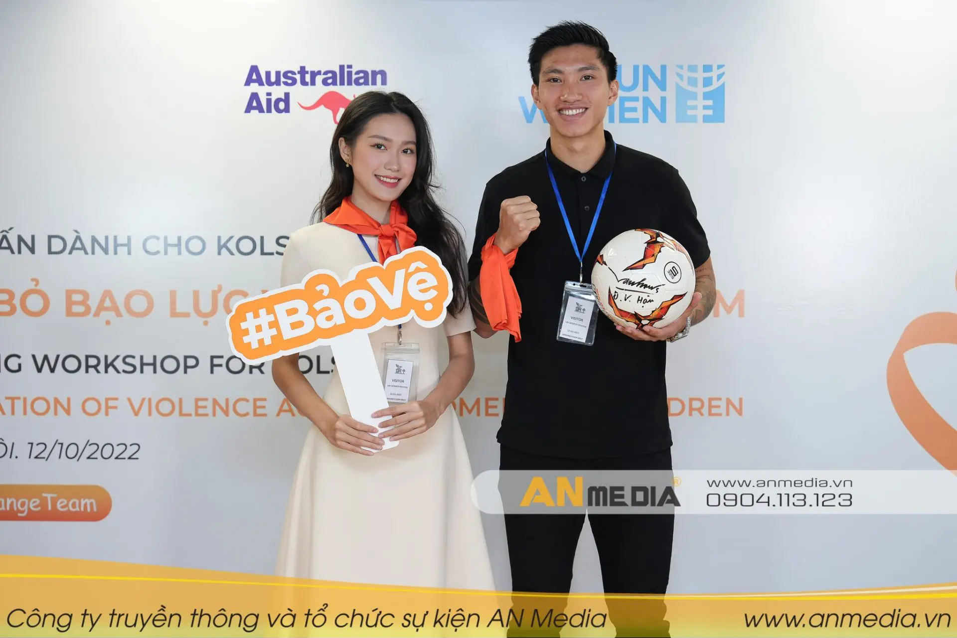 Cầu Thủ Đoàn Văn Hậu và Doãn Hải My