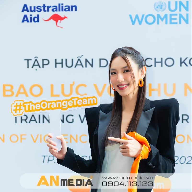 Hoa hậu Thuỳ Tiên, Đoàn Thiên  Ân trong dự án truyền thông của UN Women