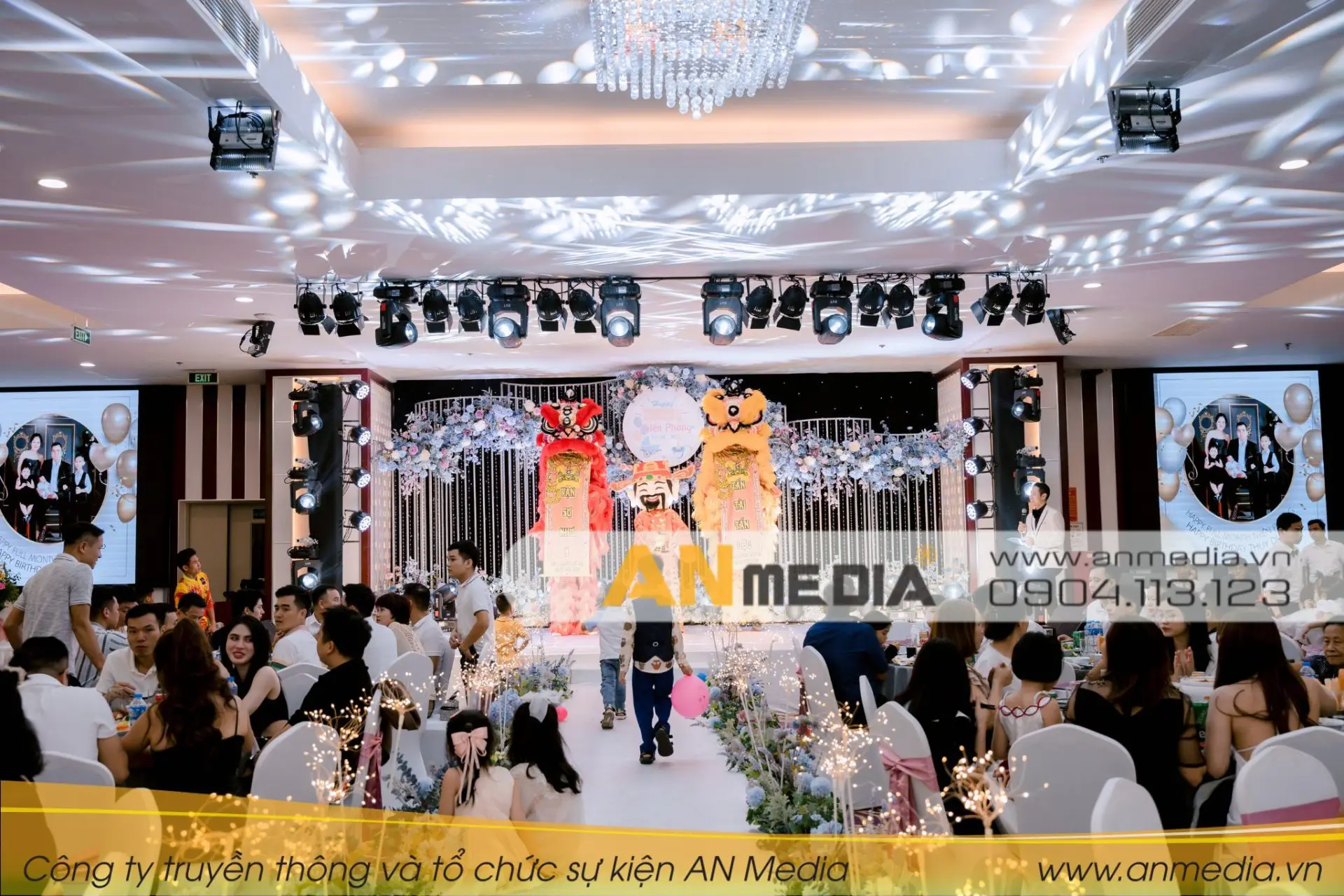 AN Media tổ chức tiệc sinh nhật và tiệc đầy tháng
