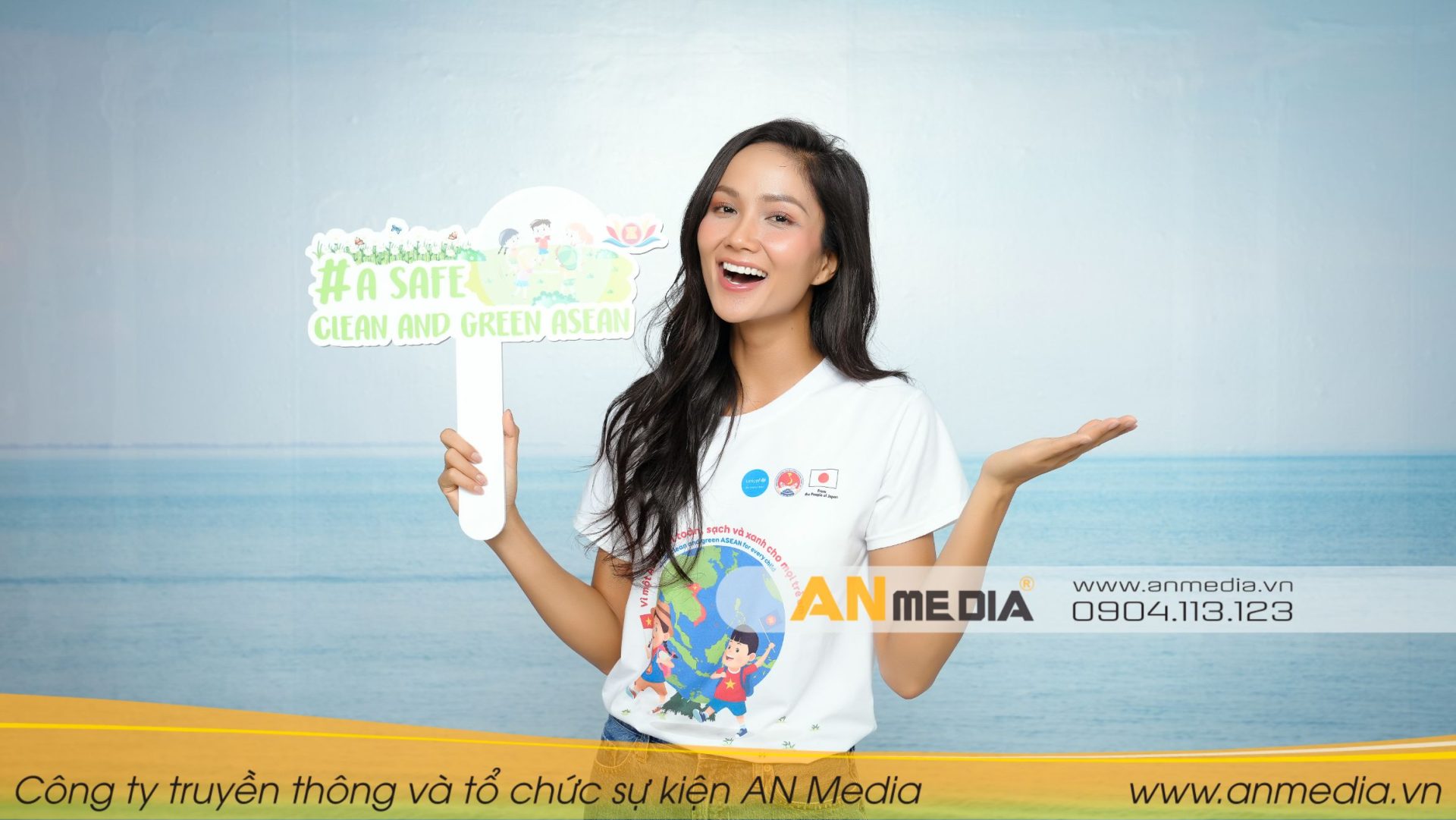Hoa hậu H’Hen Niê, Quang Đăng trong dự án truyền thông: Vì Một ASEAN An Toàn, Sạch Và Xanh