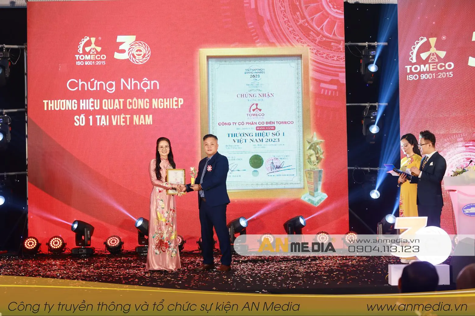 Giải thưởng thương hiệu quạt công nghiệp số 1 tại Việt Nam