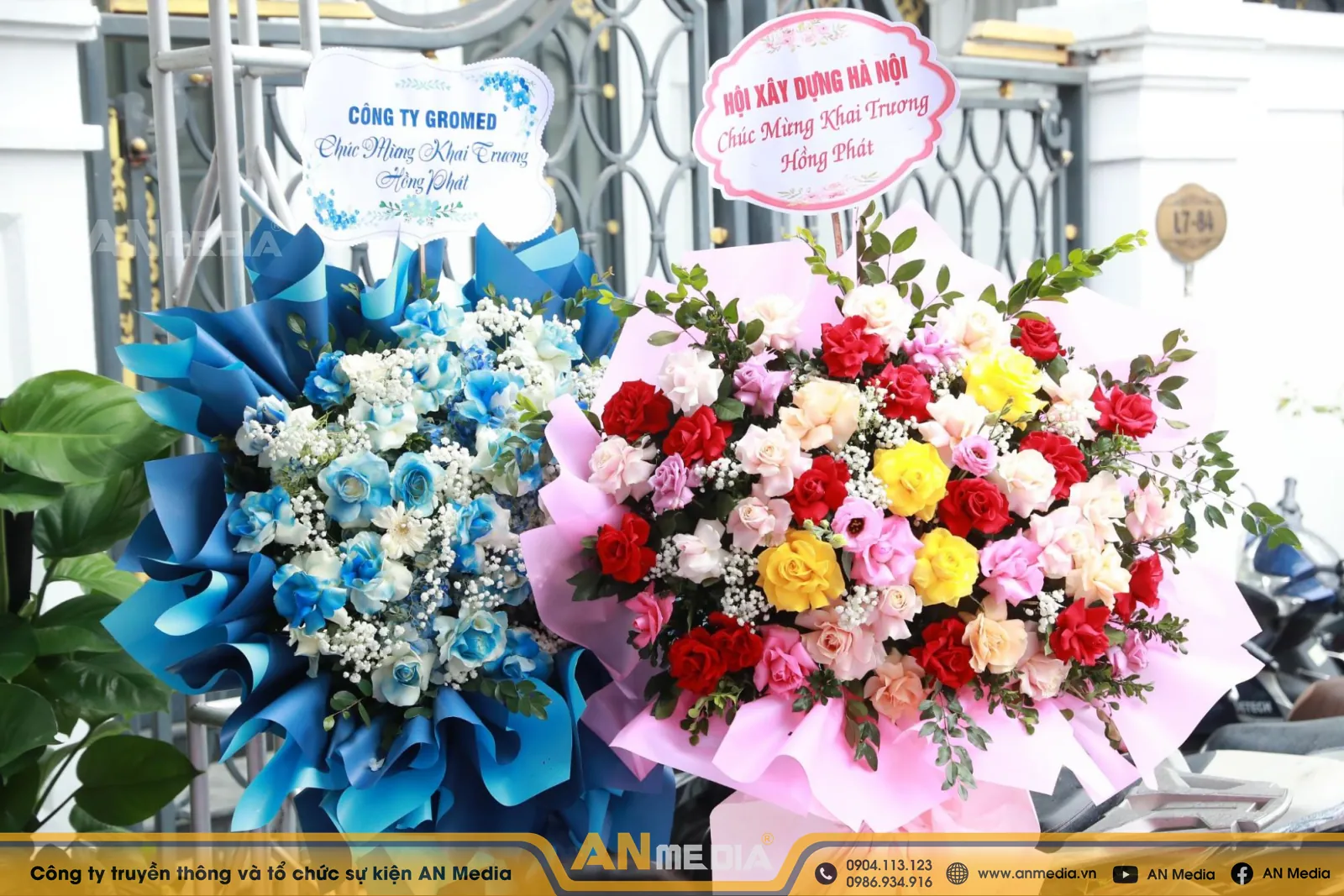 Hoa khai trương cửa hàng