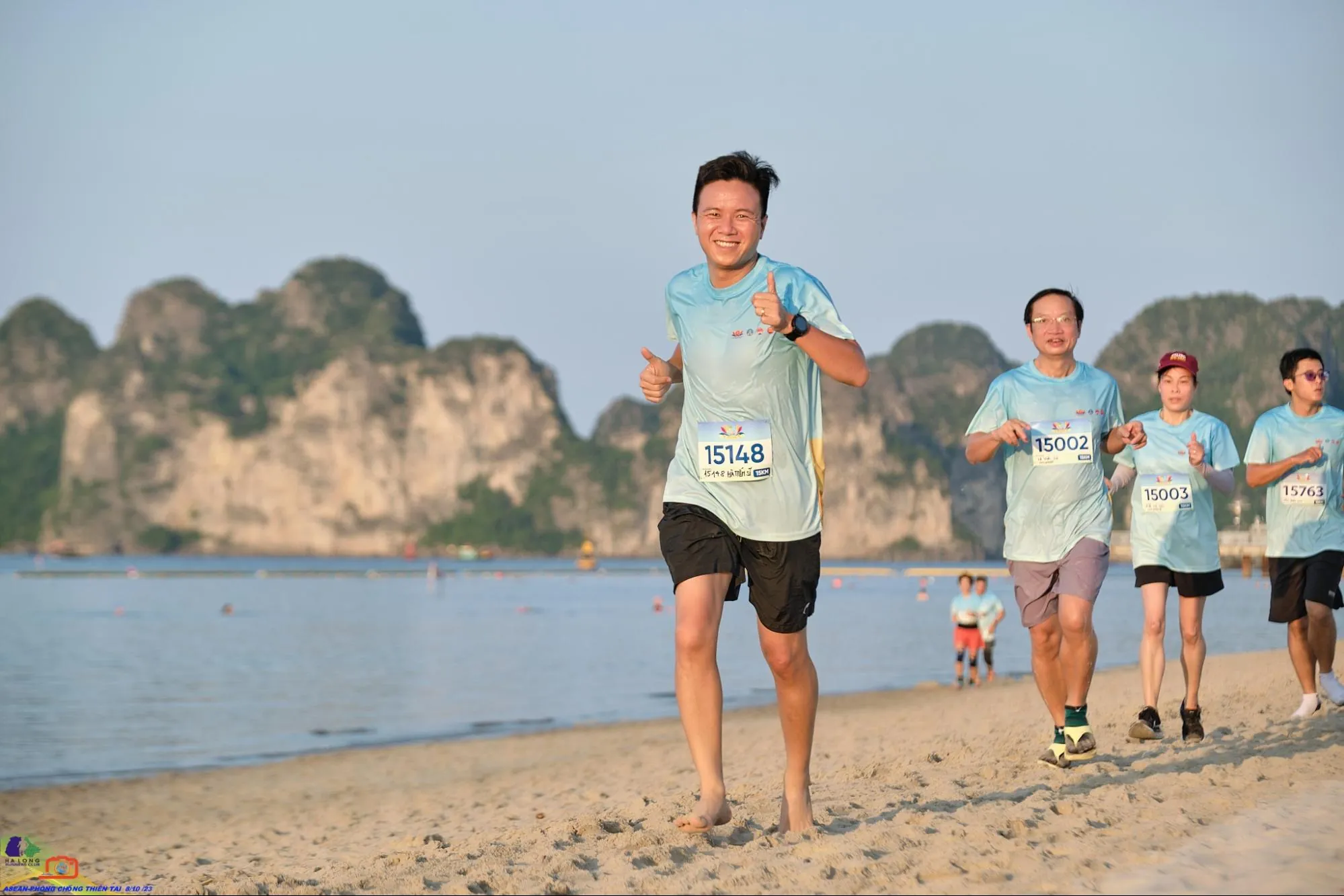 Giải marathon ASEAN tại bãi biển Quảng Ninh thu hút đông đảo các VĐV tham gia