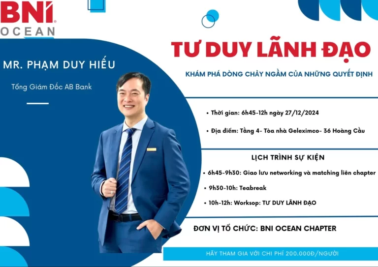Tổng giám đốc ABBank Phạm Duy Hiếu chia sẻ về Tư duy lãnh đạo – Khám phá dòng chảy của những quyết định