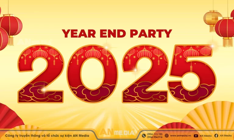 Top 10+ Mẫu Backdrop Year-End Party – Tiệc Tất Niên 2025 tạo điểm nhấn