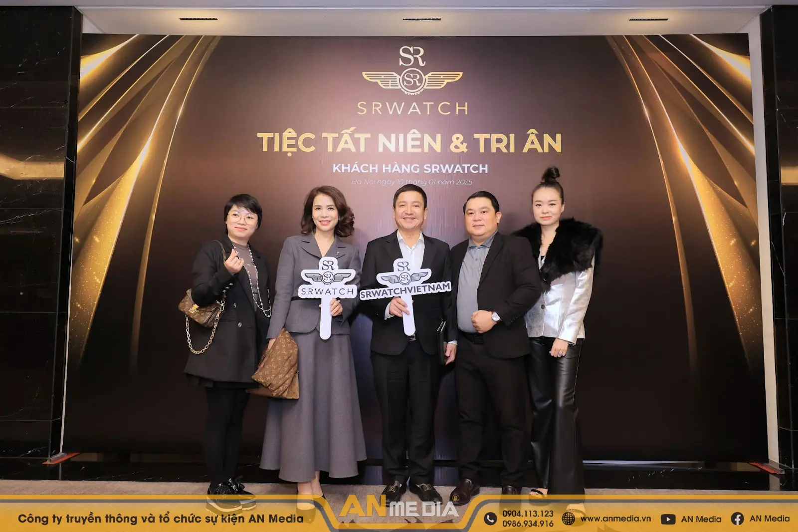 Nghệ sĩ Chí Trung và Á hậu Doanh nhân Ý Lan góp mặt tại Hội nghị SR Watch do AN Media phối hợp tổ chức
