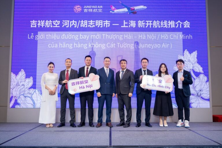 Ra mắt đường bay Thượng Hải – Hà Nội của Hãng hàng không Cát Tường (Juneyao Airlines)