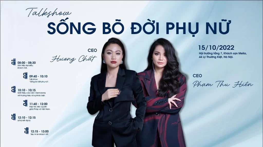 Talkshow với sự tham gia cải CEO Phạm Thu Hiền tổ chức năm 2022