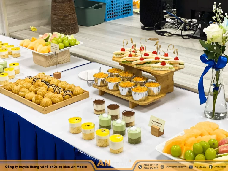 Dịch vụ tổ chức tiệc teabreak 8/3 tại An media – Trọn vẹn từng khoảnh khắc!
