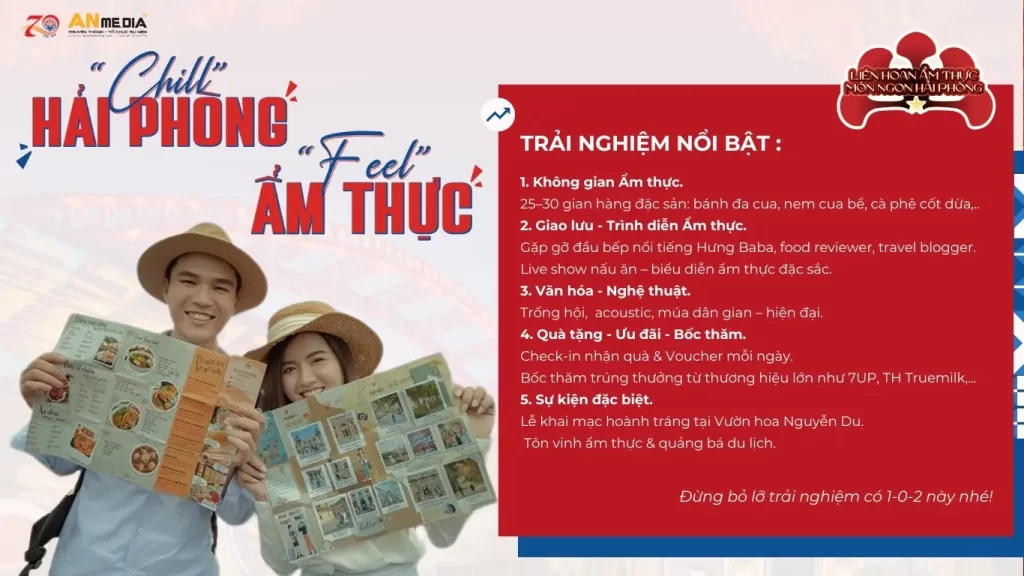 Trải nghiệm nổi bật tại sự kiện “LIên hoan ẩm thực Món ngon Hải Phòng 2025”