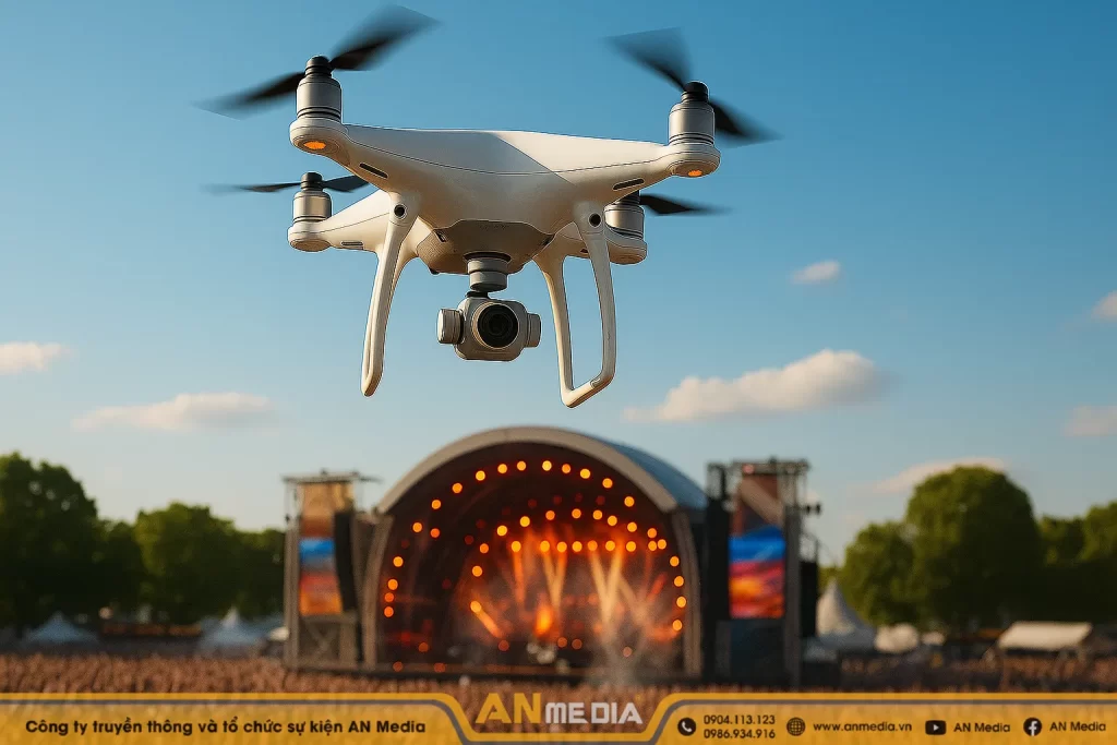 bay flycam trong sự kiện