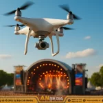 flycam trong sự kiện