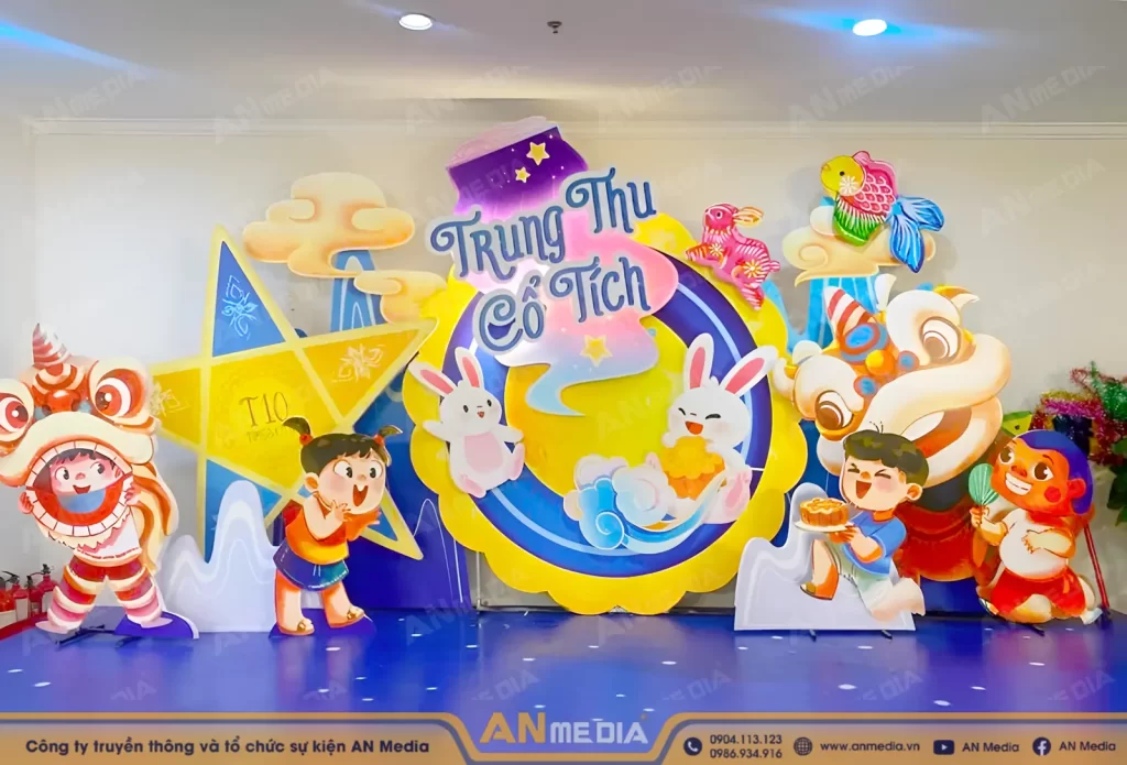 Backdrop trung thu 3D 