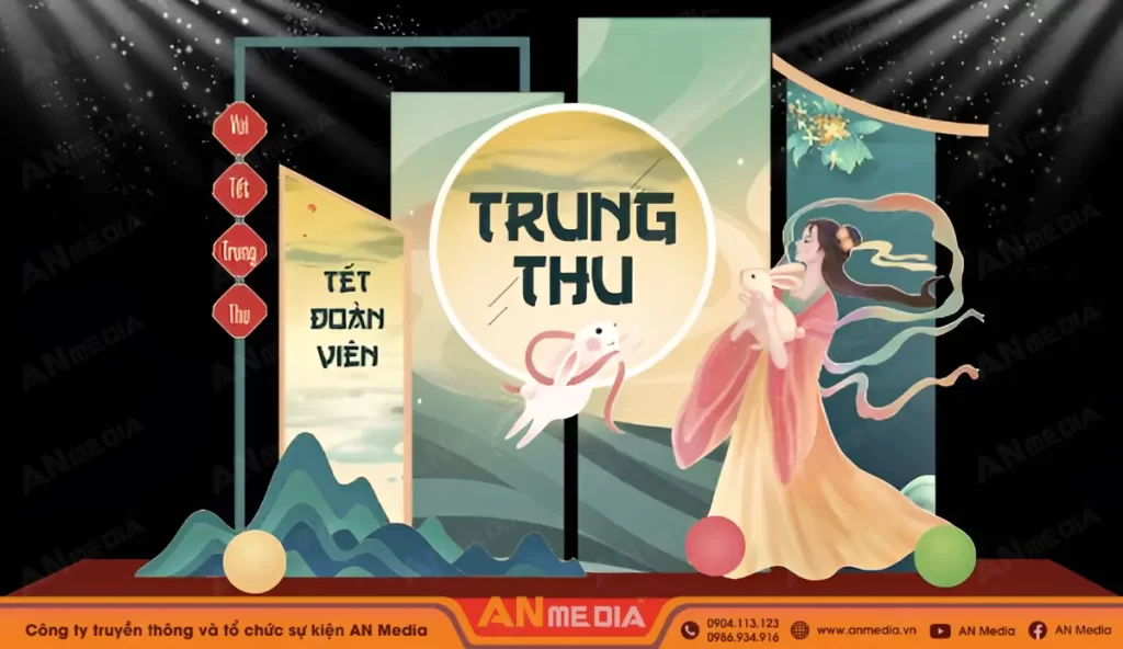 Backdrop Chị Hằng - Chú Cuội