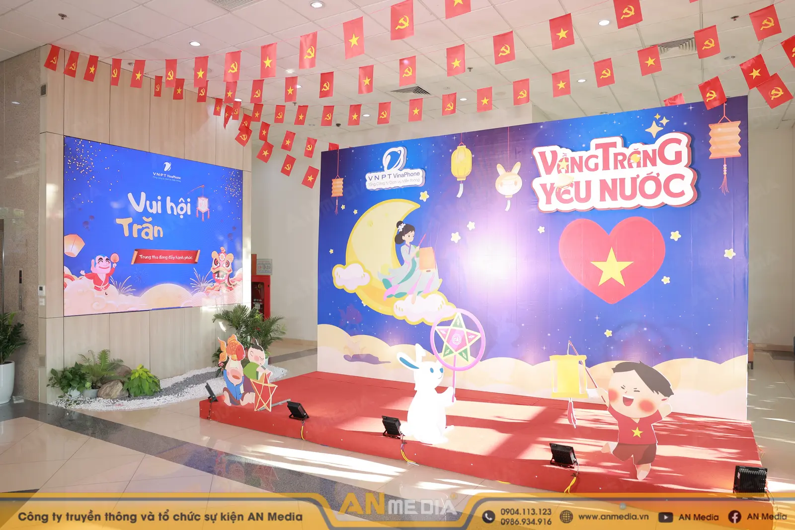 Top 12 mẫu backdrop trung thu ấn tượng cho doanh nghiệp, chung cư và trường học
