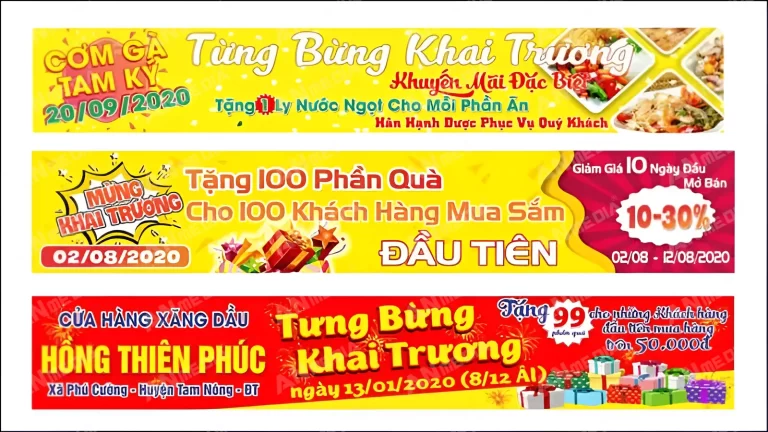 Hướng dẫn làm băng rôn khai trương đơn giản nhất bằng PowerPoint