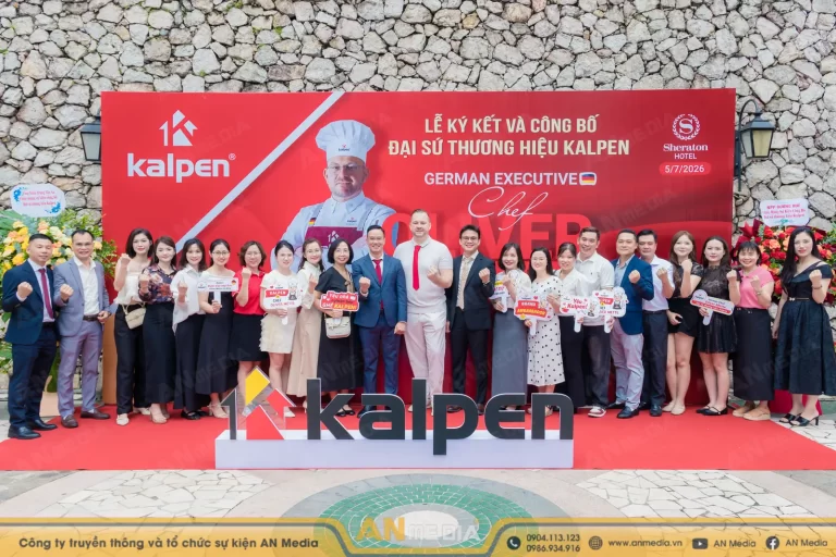 AN Media đồng hành tổ chức Lễ ký kết và công bố Đại sứ Thương hiệu Kalpen