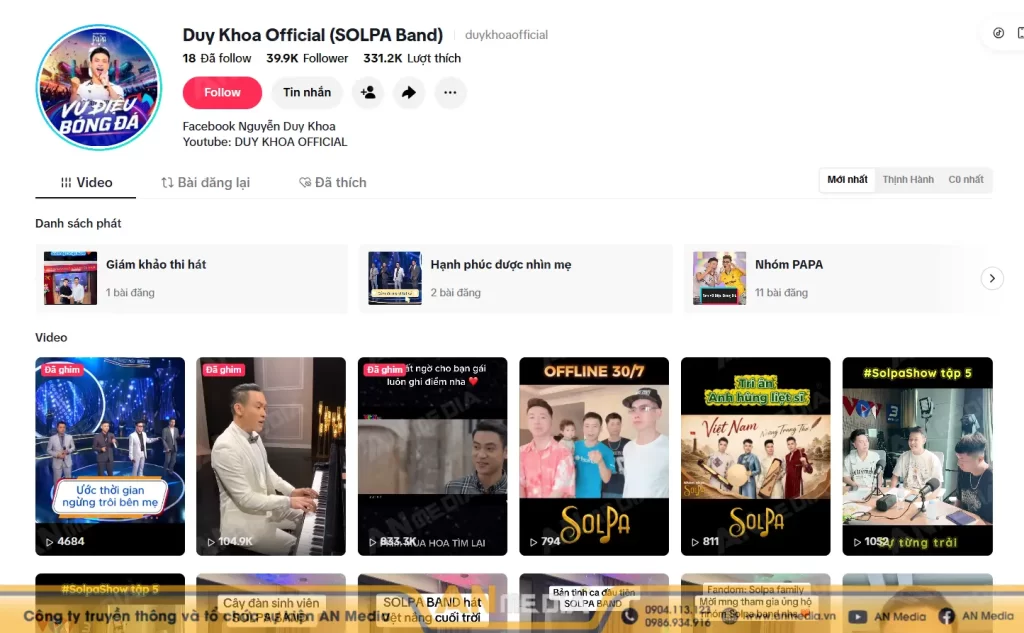 Kênh Tiktok CEO Duy Khoa 