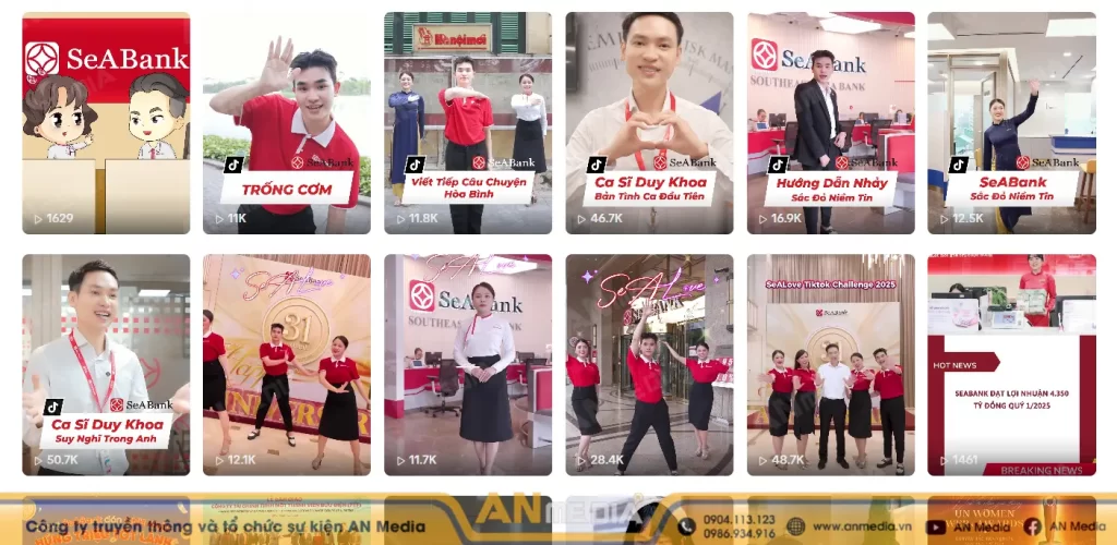 Thành quả sau quá trình xây dựng kênh TikTok