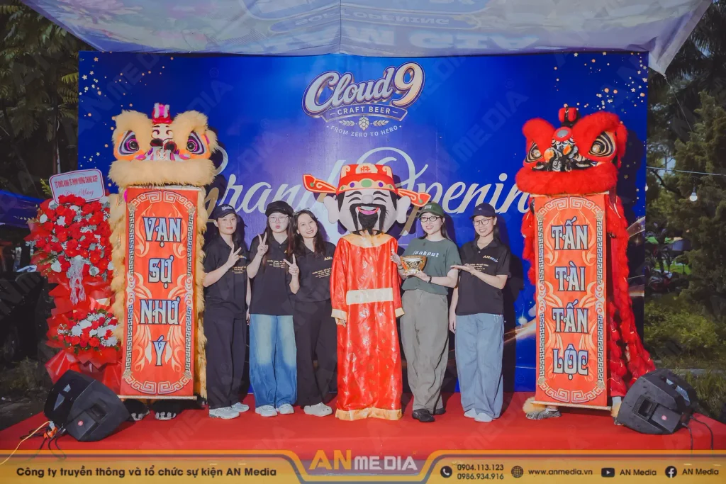 AN Media - Đơn vị triển khai trọn gói sự kiện khai trương Cloud 9 Craft Beer