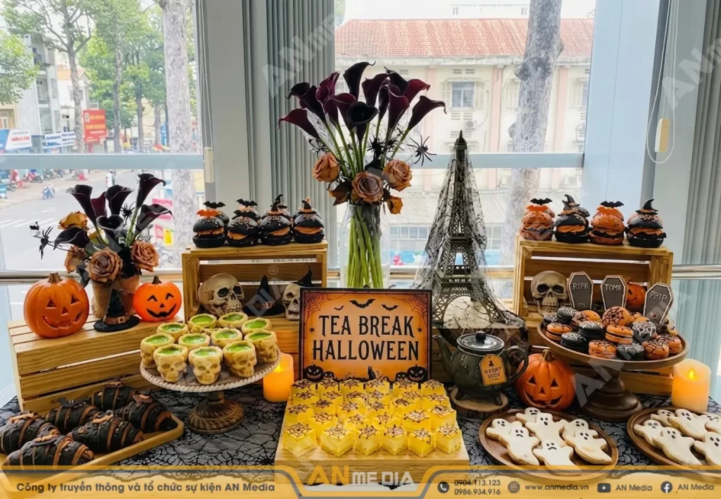 Menu tea break Halloween cho trẻ em 