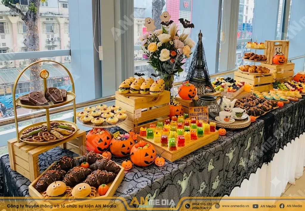 AN Media - Đơn vị cung cấp tea break Halloween trọn gói