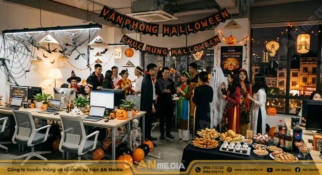 Dịch vụ tổ chức Halloween cho văn phòng