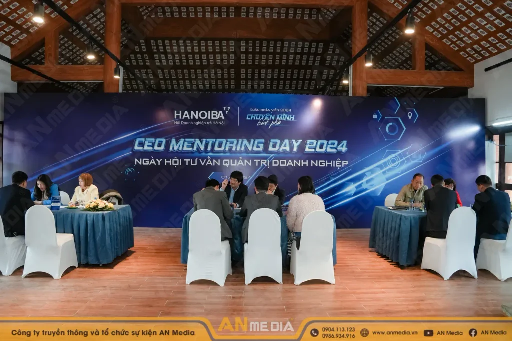 Background hội nghị dành cho khách hàng VIP