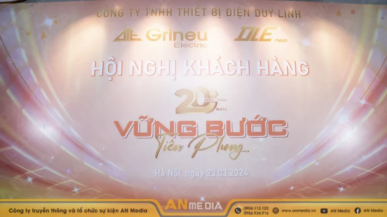 15+ mẫu background hội nghị khách hàng ấn tượng