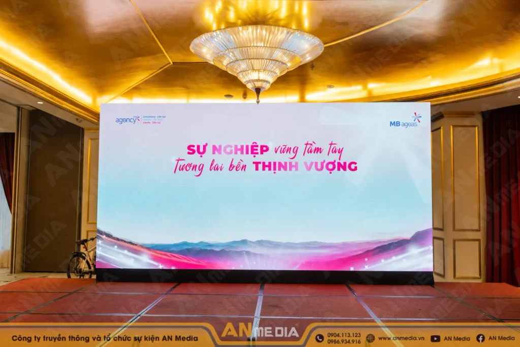 background hội nghị khách hàng