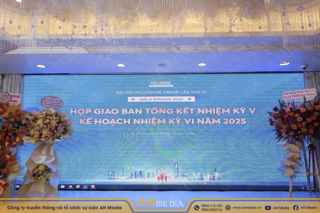 Thuê màn hình led trong nhà cho hội nghị, hội thảo doanh nghiệp
