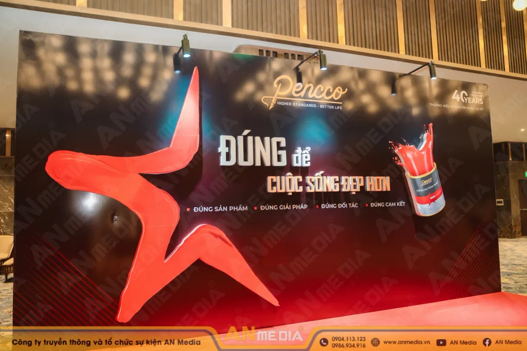 Booth Check-in Tiệc Tất Niên