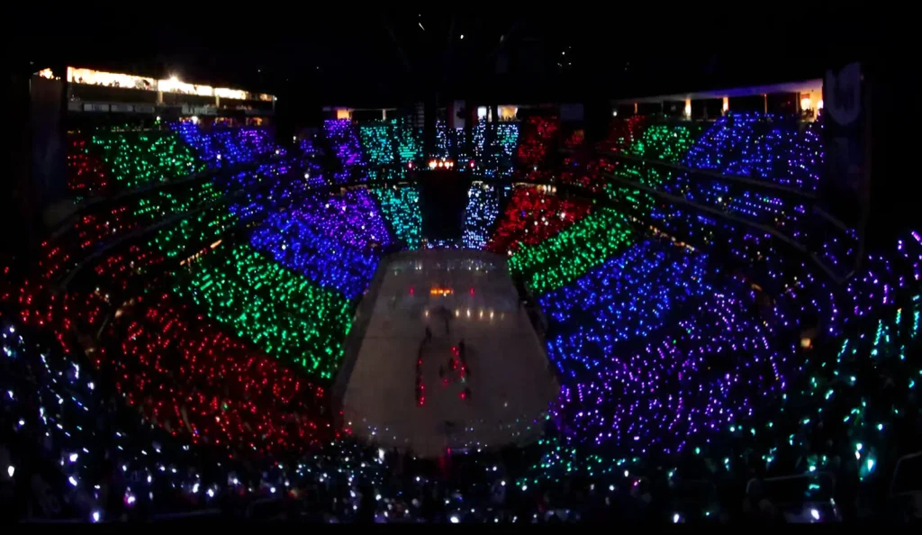 Key moment vòng tay led